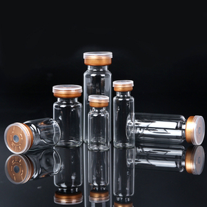 5ml 10ml Ambre clair Borosilicate Petit Verre Stubby Injection Médical <span class=keywords><strong>Pénicilline</strong></span> Flacon avec Tear off Cap pour la Médecine Liquide - Product Image 3