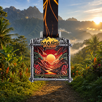 Médaille de course virtuelle personnalisée en métal avec logo, médaille par sublimation avec rubans pour marathon, trail, course amusante, médaille de finisseur - Vente en gros
