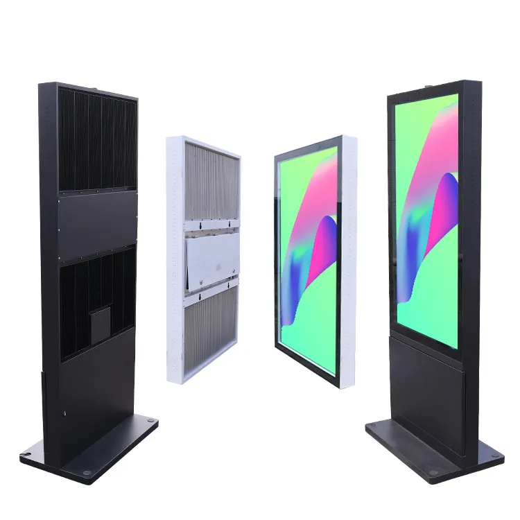 Outdoor Capacitive Touch 4K outdoor display 75 86 "outdoor high brightness LCD advertising Totem 55" waterproof digital signage