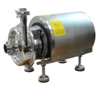 Pompe à eau centrifuge verticale sanitaire en acier inoxydable de haute performance série QKH 3kw-4kw pour la transformation des aliments, des boissons et du vin