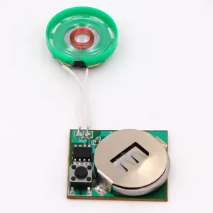 Mini grabadora de voz de alta calidad, Chip de sonido con luz activada, módulo de sonido para tarjetas de felicitación