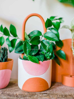 Support de plante de jardin 2022, treillis en céramique fait à la main pour plantes grimpantes, cylindre pour plantes d'intérieur