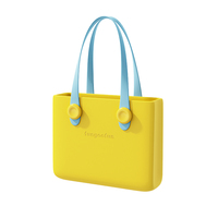 Sac fourre-tout EVA étanche de luxe pour femmes sac à main de créateur de mode sacs de plage à bandoulière pour femmes vente en gros de Fungoofun à fermeture éclair