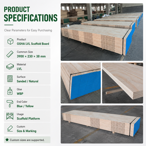 Fournisseur de bois lamellé-collé LVL en Chine, <span class=keywords><strong>prix</strong></span> plus bas, emballage E1 E2, contreplaqué de peuplier, bois de palettes LVL - Product Image 2