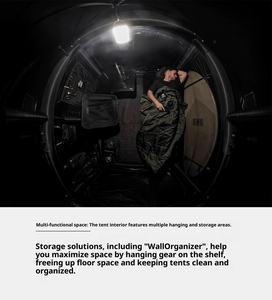 Tente capsule spatiale Oxford 7.3, légère, portable, design gonflable, coupe-vent, protection UV, option de logo personnalisé en gros - Product Image 6