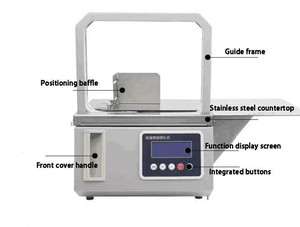 Máquina flejadora inteligente de fusión en caliente totalmente automática para el embalaje de verduras y artículos pequeños de papel - Product Image 6
