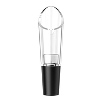 Aérateur de vin automatique verseur de bouteille bouchon en silicone coffret cadeau en plastique pour le vin accessoires de vin promotionnels