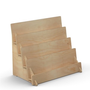 Présentoirs à étages pour magasins de détail, présentoirs en bois pour cartes de vœux, présentoirs de comptoir personnalisés en bois - Product Image 2