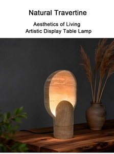 Lámpara de Mesa LED Moderna Nórdica de Mármol con Pantalla Multicolor Ecológica para Estudio, Sala de Estar, Dormitorio y Mesita de Noche - Product Image 4