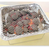 Grille de barbecue perforée galvanisée - Grille jetable/réutilisable pour le camping en plein air, le barbecue à domicile et la cuisine en pique-nique
