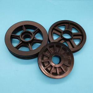 Ruedas de Poliuretano Moldeadas por Inyección con Rodamientos para Uso Industrial, Resistentes al Desgaste, Ruedas Fijas con Orificio Redondo - Product Image 2