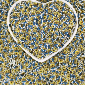 HENGXIN cane salvataggio squadra polizia blu pastore tedesco cucciolo argilla polimerica spruzza fette per la decorazione della cassa del telefono del chiodo della melma - Product Image 3
