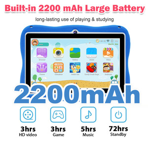 Ordinateur portable éducatif pour enfants, jouet éducatif, batterie au lithium, 2+16 Go, 7 pouces, Android 10, alimenté par batterie - Product Image 6