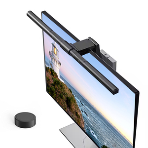 Barra de luz de monitor LED alimentada por USB para pantalla de <span class=keywords><strong>PC</strong></span> curva Control remoto Atenuación sin pasos Sombra negra para protección ocular de oficina - Product Image 1