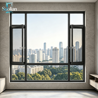 Ventanas Corredizas de Aleación de Aluminio de Suministro Directo de Fábrica, Alta Calidad, Insonorizadas, Aislamiento Térmico, Uso Residencial y Comercial
