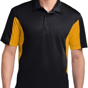 Camiseta de Golf de Manga Corta de Secado Rápido para Hombre, Corte Regular, Tejido de Punto que Absorbe la Humedad con Diseño de Estampado Ligero de Seda - Product Image 3