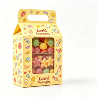 Scatole Regalo Economiche in Cartone per Dolci Natalizi con Manico e Finestra Trasparente, Confezione Personalizzata a Tema Halloween