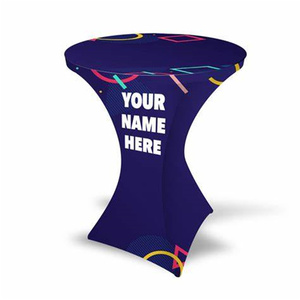 Nappe de table ronde pour salon professionnel, 80x110cm - Product Image 2
