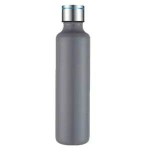 OEM поставщик 750 мл Smart BPA бесплатно Uv-C 18/8 из нержавеющей стали Колба самоочищающющаяся бутылка для воды