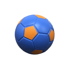 Ballons anti-stress personnalisés avec logo 74 mm, jouets sensoriels à presser pour soulager le stress, en mousse PU, pour les 5-7 ans, idéaux pour les cadeaux de fête sur le thème du football - Product Image 1