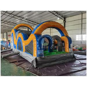 Parcours d'obstacles gonflable commercial pour enfants et adultes, humide ou sec, avec <span class=keywords><strong>piscine</strong></span>, en gros, à vendre - Product Image 6