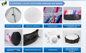 Catc thương hiệu Trọng lượng nhẹ quảng cáo inflatables ngoài trời lớn <span class=keywords><strong>Inflatable</strong></span> vòm và quảng cáo cột cho các sự kiện - Product Image 4