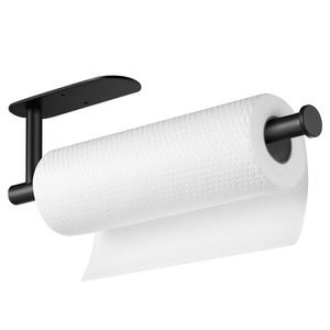 <b>Kitchen</b> <b>Roll</b> Paper <b>Holder</b> Adhesive Stainless Steel Toilet Paper <b>Holder</b> <b>Under</b> <b>Cabinet</b> Paper <b>Roll</b> <b>Holder</b> for <b>Kitchen</b> Storage - Product Image 1