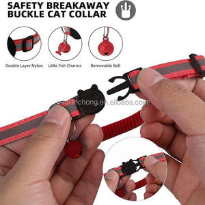 <span class=keywords><strong>Collar</strong></span> para Gato con Cinta Reflectante Personalizada, Ajustable, Multicolor, con Campana Reflectante, Función de Liberación Rápida, Compatible - Product Image 4