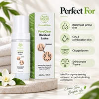 Crème Clarifiante à l'Acide Glycolique Fermenté et à l'Acide Salicylique AHA BHA, Contrôle du Sébum, Purification des Pores, Élimination des Points Noirs, Lotion Visage