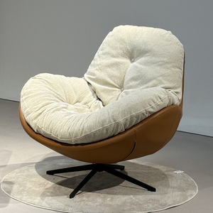 Cadeira de Balanço Moderna Personalizada com Rotação de 360 Graus para Adultos e Crianças, Móveis para Sala de Estar, Varanda, Salão e Hotel - Product Image 1