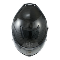 Casque de motocross pour homme 936 avec double visière, coque en fibre de carbone, ajustement universel pour toutes les saisons