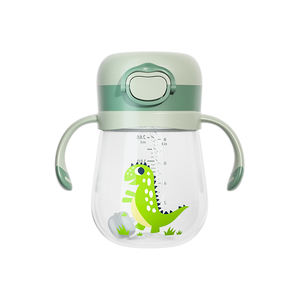 Biberon d'eau pour bébé personnalisé sans BPA avec paille, nouveau design, meilleure tasse avec impression mignonne, biberon le plus récent, au prix de gros - Product Image 2