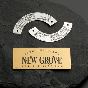 Tùy chỉnh kim loại nameplates kim loại tên nơi đánh số thép không gỉ Crypto cụm từ hạt giống Lưu trữ tấm - Product Image 5