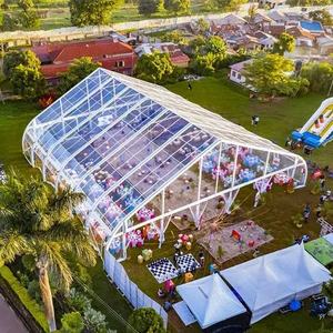 Tente de réception haut de gamme quatre saisons <span class=keywords><strong>en</strong></span> PVC avec cadre <span class=keywords><strong>en</strong></span> aluminium incurvé au design élégant pour événements - Product Image 2