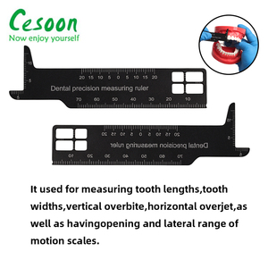 Règle de mesure en aluminium de précision dentaire, instrument orthodontique, équipement de laboratoire - Product Image 6
