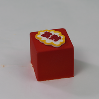 Vente directe usine – Gâteau mousse saveur kaki, faible en gras, certifié Halal, de haute qualité, OEM/ODM