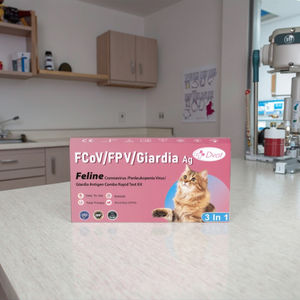Bandes de test vétérinaire combinées pour le coronavirus félin, la giardia et la coccidiose, certifiées CE - Product Image 2