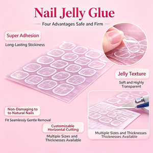 Adhésifs pour <span class=keywords><strong>ongles</strong></span> double face de haute qualité, ultra résistants, imperméables, respirants, en gelée, pour <span class=keywords><strong>ongles</strong></span> à presser - Product Image 2