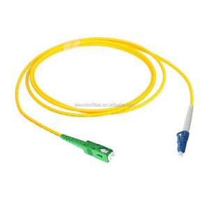 Compliant wiht GR326 Standaard Glasvezel <span class=keywords><strong>Patch</strong></span> <span class=keywords><strong>cord</strong></span> 15Meter SC/APC-LC/APC Simplex Single mode g.657A2 2.0mm PVC jas geel - Product Image 2