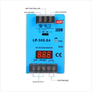 MiWi LP-300-12 Wholesale Ac To Dc Led Display Power Supply12V 23A 300W Switching Power Supply 12vc