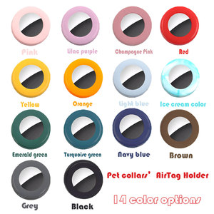 ペットカラー用保護ケース付き猫用カスタムプライベートラベルエアタグケースカラー空気タグシリコンホルダー犬用ハーネス - Product Image 5