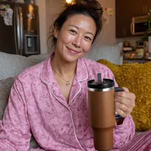 可持续环保产品多色40盎司咖啡酒啤酒杯304不锈钢不倒翁 - Product Image 3