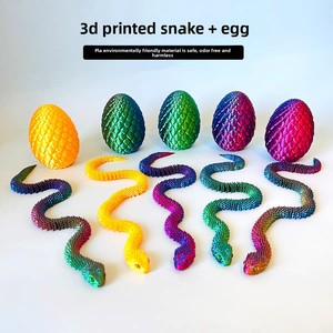 Juguete de serpiente articulada - Modelos impresos en 3D flexibles y creativos Juguete de serpiente articulada - Modelos impresos en 3D flexibles y creativos