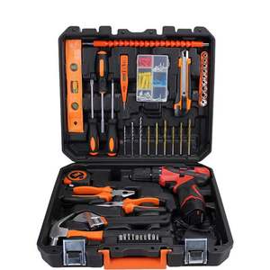 Lavaggio trucco manutenzione elettrica alimentazione Combo presa Cordless Set riparazione orologio rete svasatura auto Set Box <span class=keywords><strong>Tool</strong></span> <span class=keywords><strong>Kit</strong></span> - Product Image 5