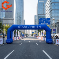 Arche gonflable d'extérieur pour ligne de départ/arrivée avec velcro, arches gonflables publicitaires pour événements sportifs et présentations