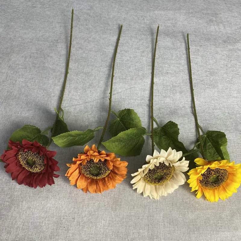 Desain baru bunga matahari dekorasi pernikahan buatan