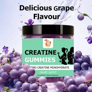 Custom Label <b>Creatine</b> Gummies with <b>Creatine</b> Monohydrate Dietary Supplement Sugar Improves Absorption Rates in The Body Gummies - Product Image 2