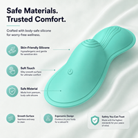 Intelligenter Tragbarer Vibrator für Frauen APP-Gesteuerter Mini-Massager Weiche Silikonoberfläche Wasserdicht Private Label Lieferant