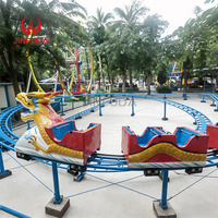 Manèges de fête foraine les plus populaires pour parcs à thème : Train montagnes russes Dragon à vendre