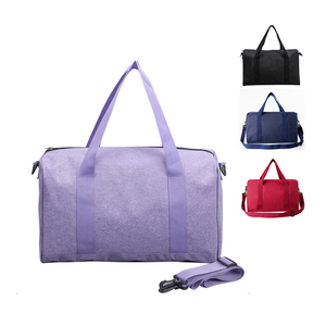 Bolsa de Viaje Plegable Moderna de Gran Capacidad de Poliéster con Correa para el Hombro y Asas Superiores, para Almacenamiento en Viajes Cortos, Estilo Bandolera - Product Image 1